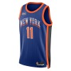 Muške NBA Dres New York Knicks Jalen Brunson Nike 2023-24 City Edition Plava Swingman